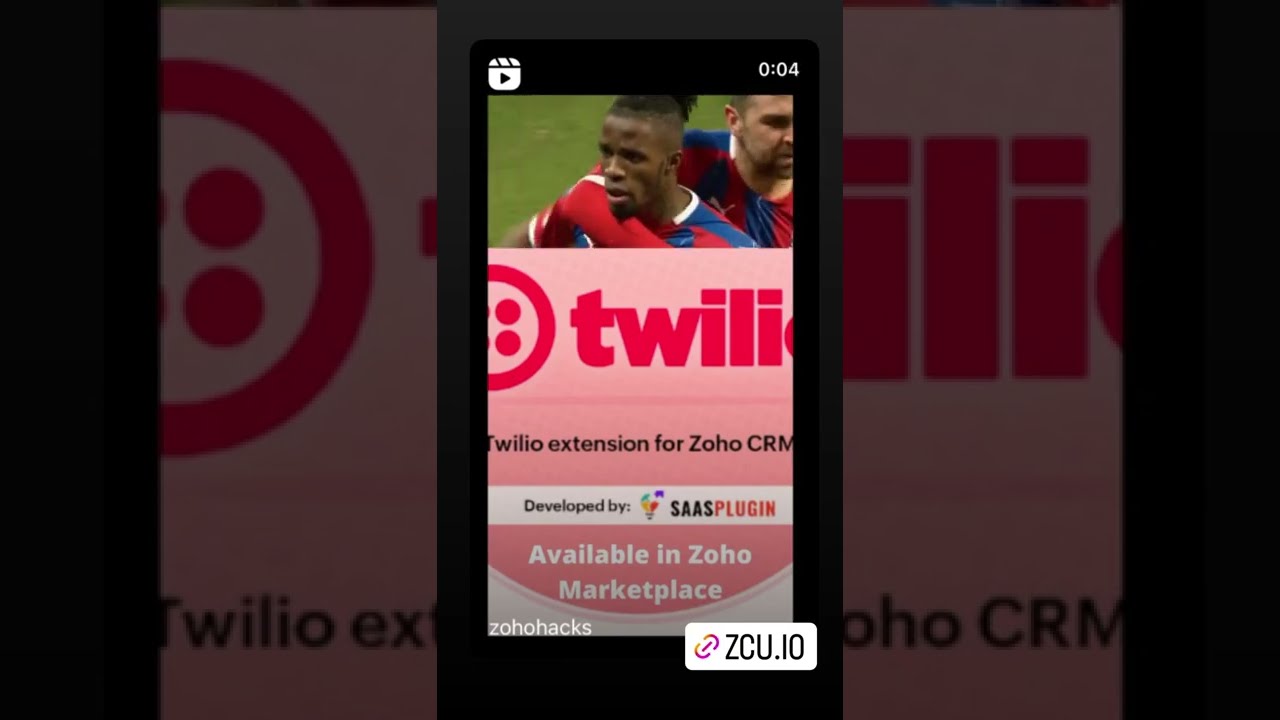 The Zoho CRM to Twilio SMS extension | CRM Integrations #shorts