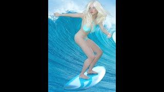 Surfboard 3d model. Lowpoly. screenshot 3