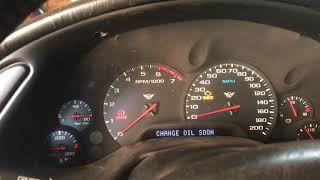 How to Reset Oil Life in a Corvette (C5 1997-2004)