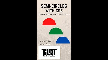Three Ways to Make a Semi Circle with CSS