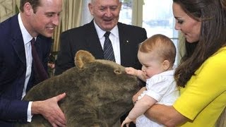 Royals down under: William, Kate and baby George arrive in Australia