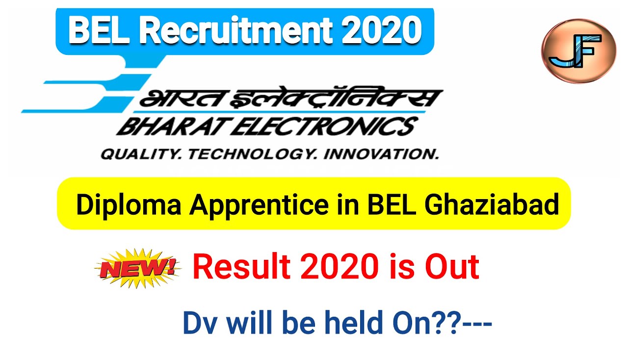 Result Out Diploma Apprentice in BEL Ghaziabad 2020-2021|| List of selected candidates .