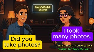 Work Talk English – Real Office Dialogues \& Self-Growth (A1–A2)