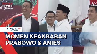 Momen Menarik Anies & Prabowo saat Penetapan Pemenang Pilpres 2024