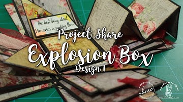 Project Share - Memories themed Explosion Box #CraftIdea