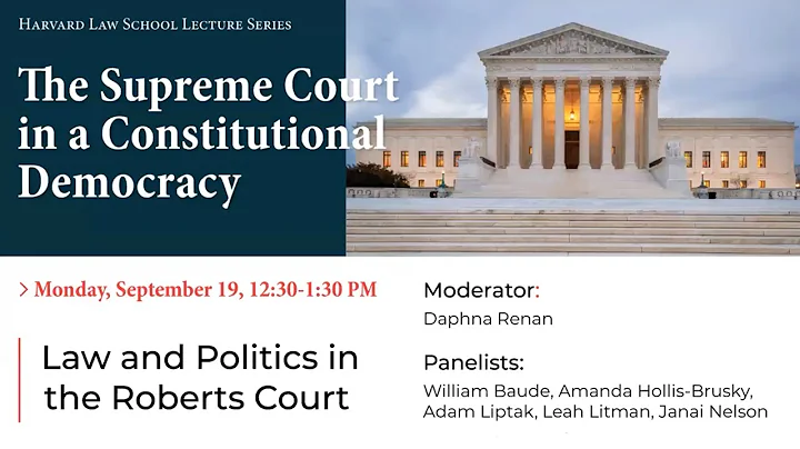 The Supreme Court in a Constitutional Democracy | Law and Politics in the Roberts Court