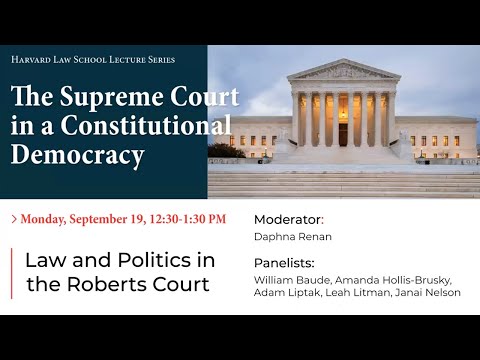 The supreme court in a constitutional democracy | law and politics in the roberts court