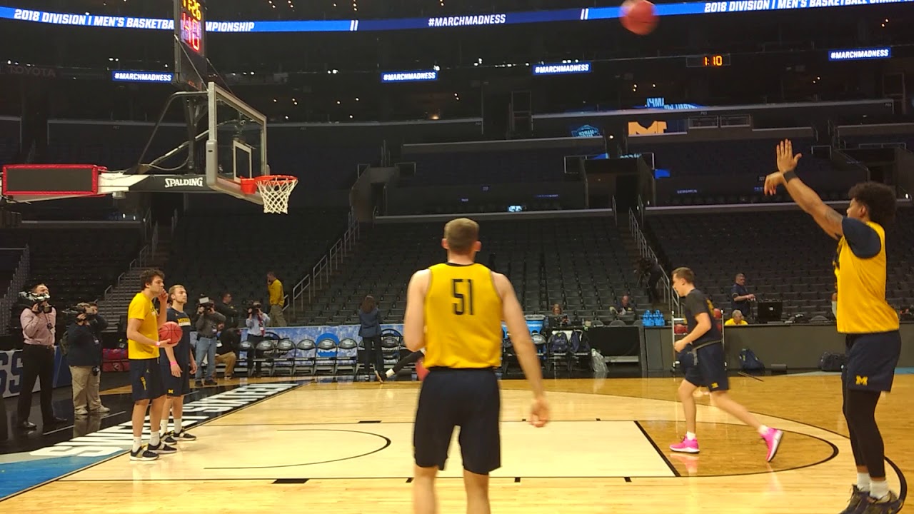 Michigan Basketball practice video YouTube