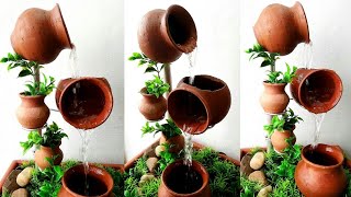 How to make beautiful terracotta fountain very easy