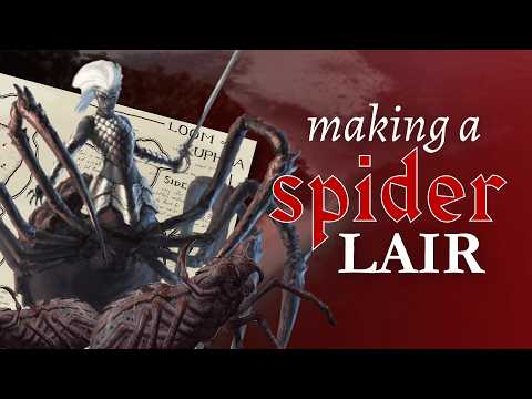 Making the Most Terrifying Lair for D&D (Spider's Web)