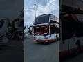 MTrans The Warrior liberty lepas TJ Priok #luxurybus #transportation #travelusa #mtrans #shorts