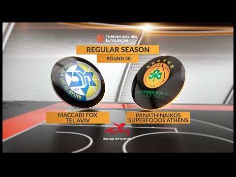 Highlights: Maccabi FOX Tel Aviv-Panathinaikos Superfoods Athens