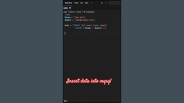 Insert Data into MySQL Using PHP