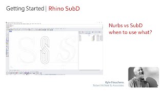 Getting Started Rhino 7 - when to use NURBS vs. SubD