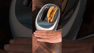 Tortilla toaster hack breakfast wrap. #MorningHacks #JustEggFolded