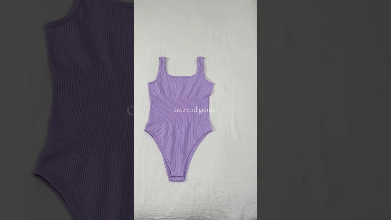 Ribbed Bodysuits for Gym & Summer Style 