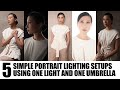 One light, One umbrella, Five Simple and Effective, Professional Portrait Photography Setups