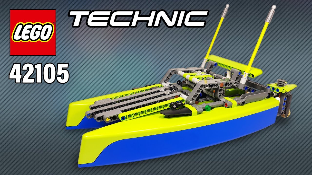 LEGO Race Power Boat (42105) from Technic Catamaran set | EXTRA Building  Instructions | TBB - YouTube