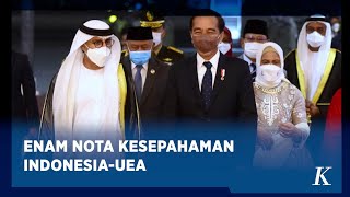 Pertemuan Jokowi dan UEA Hasilkan Pertukaran Enam Nota Kesepahaman