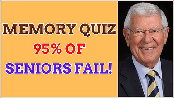 MEMORY QUIZ THAT 95% OF SENIORS FAIL | CAN YOU PASS THIS TEST?
