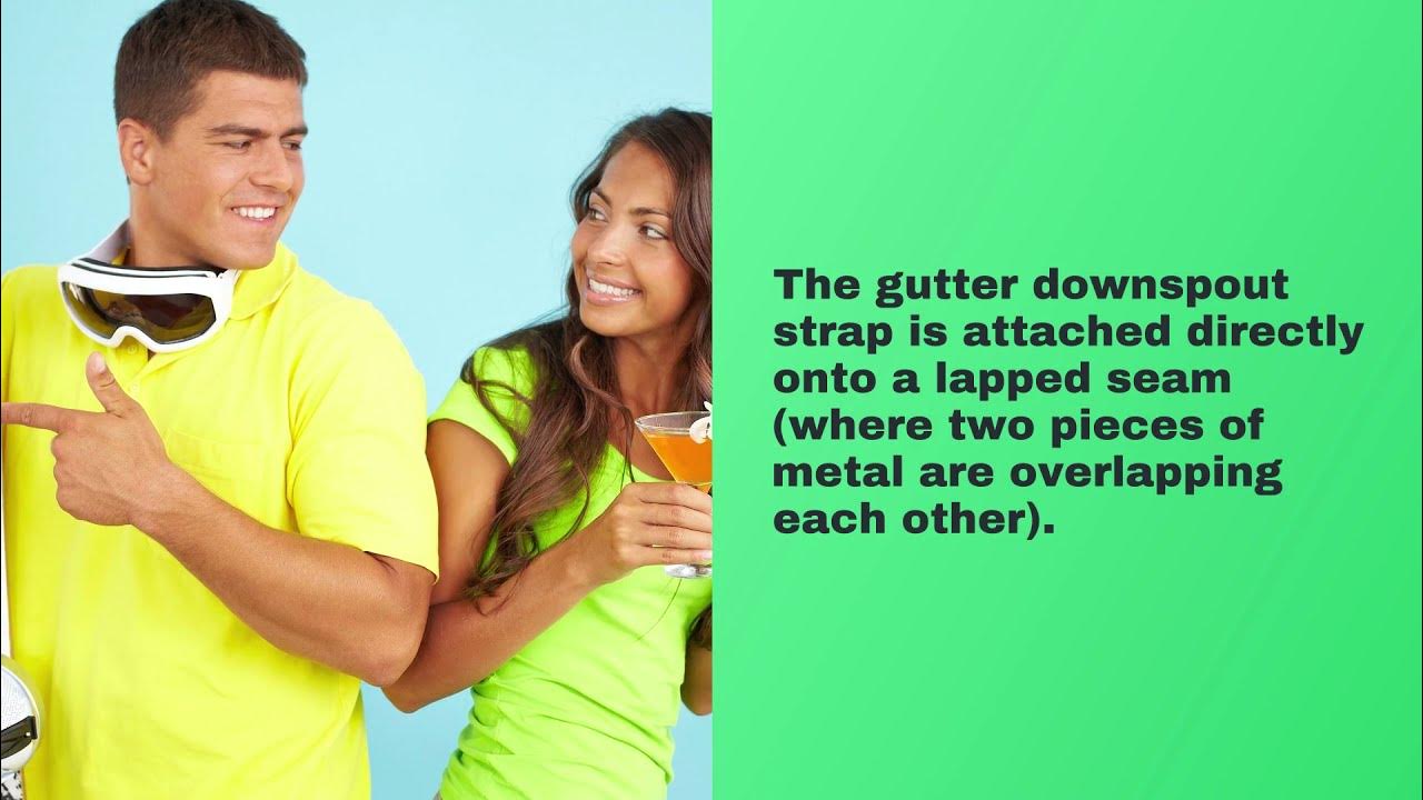 Gutter Installation Eugene How to install gutter downspout straps