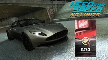 Aston Martin DB11 AMR Day 3 NFS No Limits Android IOS Gameplay Walkthrough