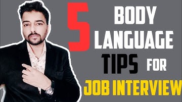 HOW TO ACE A JOB INTERVIEW | BODY LANGUAGE TIPS | 5 TIPS FOR JOB INTERVIEW | ROOHANKIT