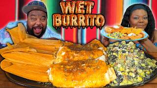 Wet Burritos, Tamales & Street Corn Salad! This LOADED Mexican Feast Has Me in Food Heaven! 🌯🌽