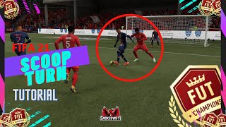 FIFA 21 SCOOP TUTORIAL | HOW TO DO SCOOP TURNS IN FIFA 21 | FIFA 21 TUTORIAL