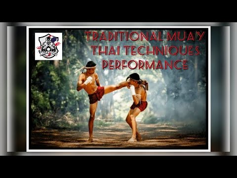 Traditional Muay Thai Techniques Performance