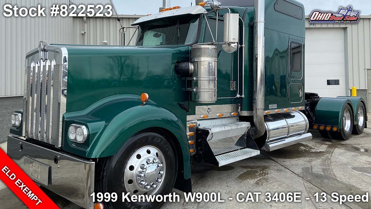 1999 KENWORTH W900L 822523 SOLD YouTube