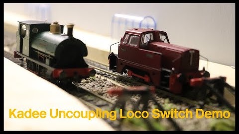 Kadee Couplings - Uncoupling Locomotive Switch Demo UK