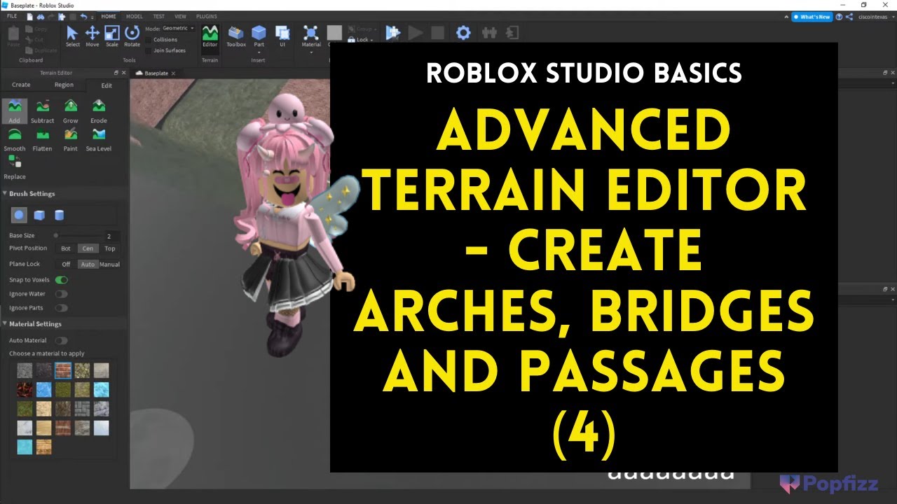 Roblox Advanced Terrain Editor Create Arches Bridges And Passages 4 