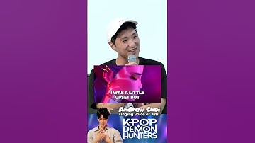 Andrew Choi (singing voice of Jinu) on watching Kpop Demon Hunters the first time 💖 #jinu #sajaboys