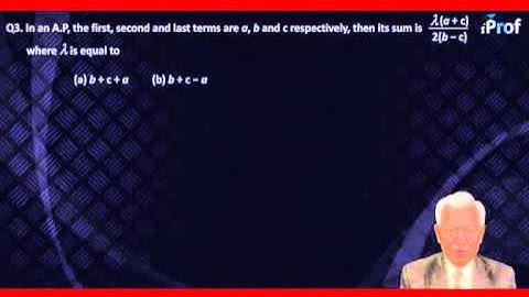 Arithmetic Progression - Questions with their Solutions Part 1 | IIT JEE Maths