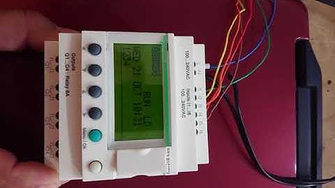 Cambio de horario en Zelio