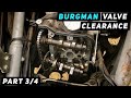 07+ Suzuki Burgman 400: Valve Clearance Inspection - Part 3 / 4 - Adjusting | Mitch's Scooter Stuff