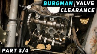 Suzuki Burgman 400: Valve Clearance - Part 3 - Adjusting 2007-2016 | Mitch's Scooter Stuff