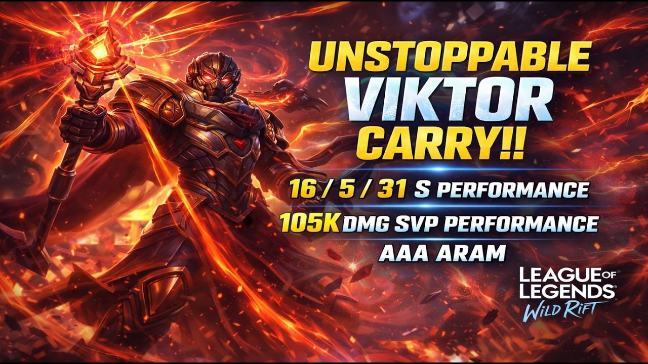😎Viktor Tek Atıyor! 105K Damage,16 Kill! | Viktor One-Shots Everywhere ...