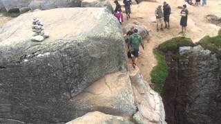 Kjeragbolten Stone Climbing