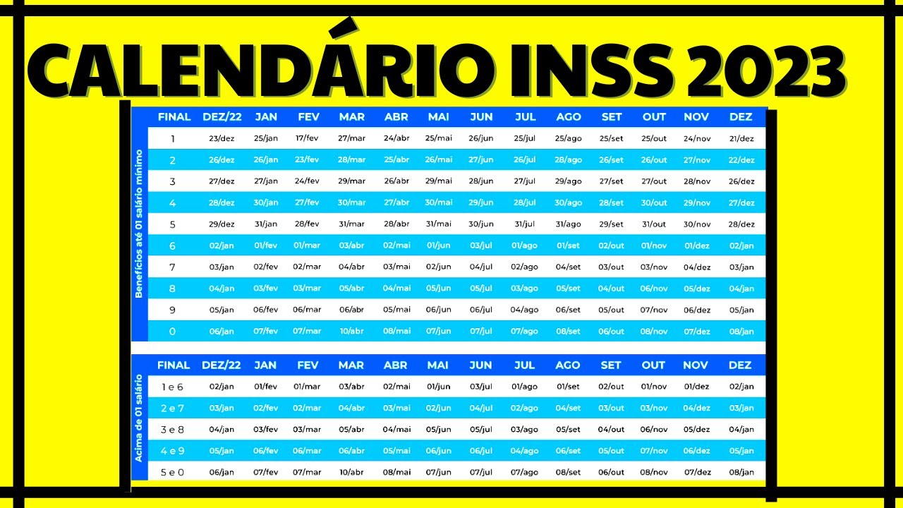 Tabela INSS 2022: como consultar calendário de pagamentos do benefício