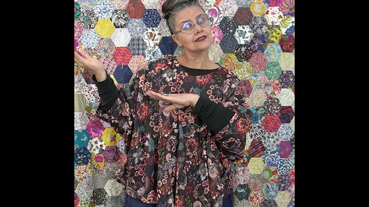 Laying up and tacking your Hexie Quilt