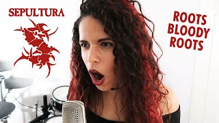 My First Screaming Vocal Cover! SEPULTURA 'Roots Bloody Roots' | Noelle dos Anjos