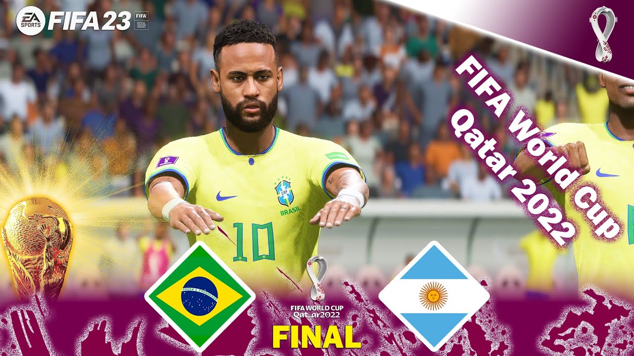 FIFA 23 - Argentina 🇦🇷 vs 🇧🇷Brasil  Copa do Mundo Qatar 🇶🇦2022 Final🏆  