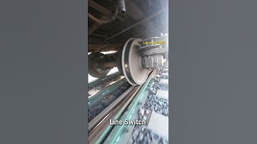 New Rail Track, Train line change smoothly #wheels #railway #train #shorts