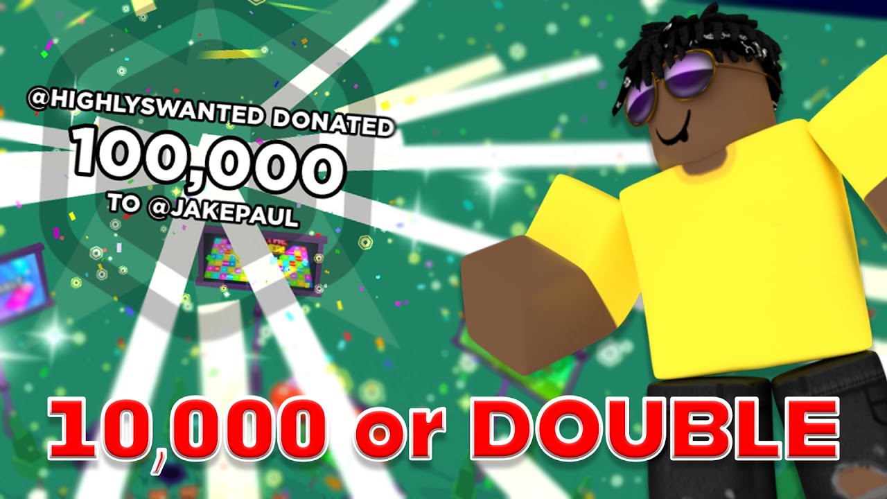 I JUST GOT DONATED 10,000 ROBUX - Roblox Pls Donate 