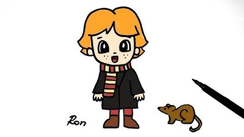How to Draw Ron from Harry Potter I Easy Drawing Step by Step