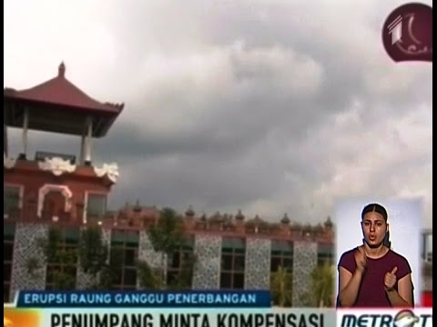 ინდონეზიაში,  ვულკანის ამოფრქვევის გამო, ქვეყნის ხუთმა დიდმა აეროპორტმა მუშაობა შეაჩერა