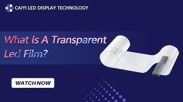 What is a transparent led film?#leddisplay #ledscreen #transparentleddisplay