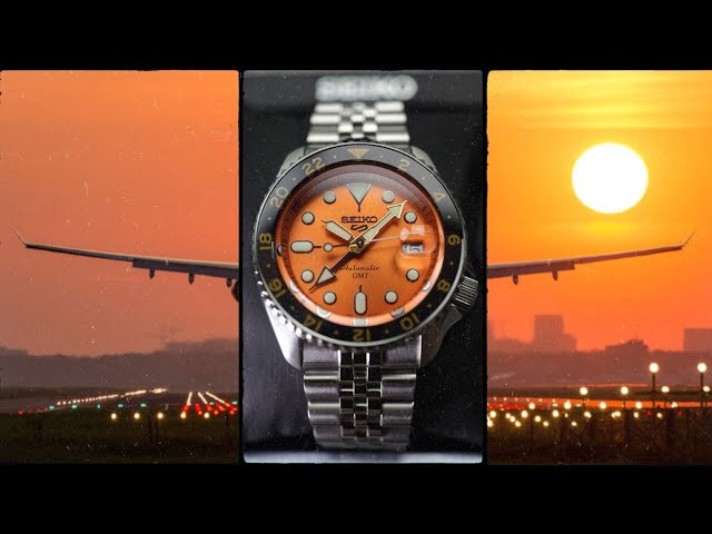 SEIKO 5 Sports GMT (SSK005) 'Mikan Orange' Jubilee | Automatic Watch  Unboxing & Review - YouTube